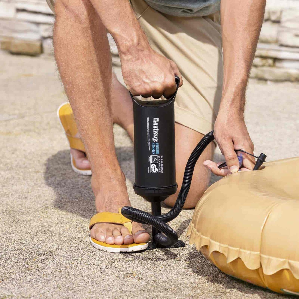 Bomba de ar manual 850 ML Bestway Air Hammer - Image 8