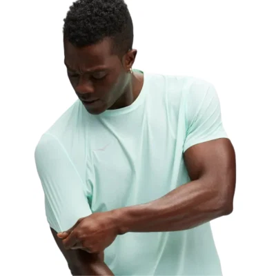 Hoka Airolite Run Run Short Sleeve Men - Cloudless - Image 2