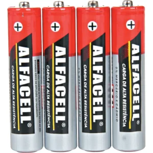 Pilha Palito AAA (4 Unidades) – Alfacell