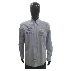 Camiseta La Martina Masculino EQ.JMC605 06 Blue Bell