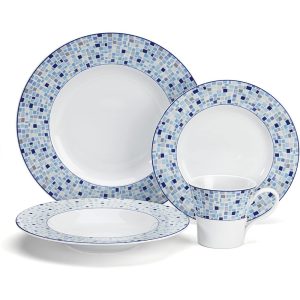 Jogo de Jantar Cuisinart CDP01-S4A Aleria Blue – 16 Peças