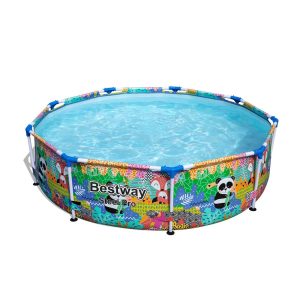 Conjunto de Piscina Desmontável Bestway® Steel Pro Desenhos de Animais 2.74 m x 66 cm
