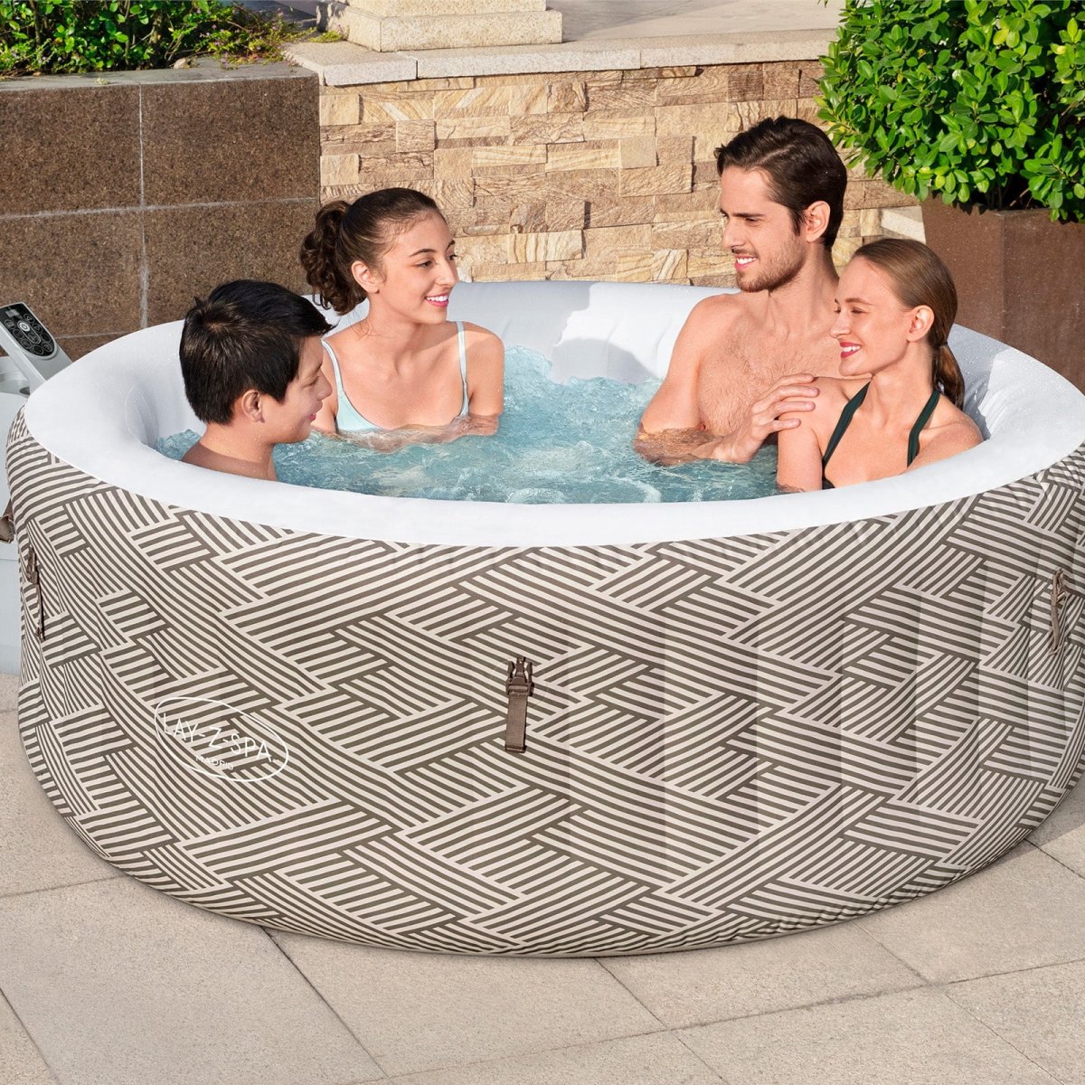 Spa de Hidromassagem Insuflável Lay-Z-Spa® Madrid AirJet™ para 2-4 Pessoas - Image 3