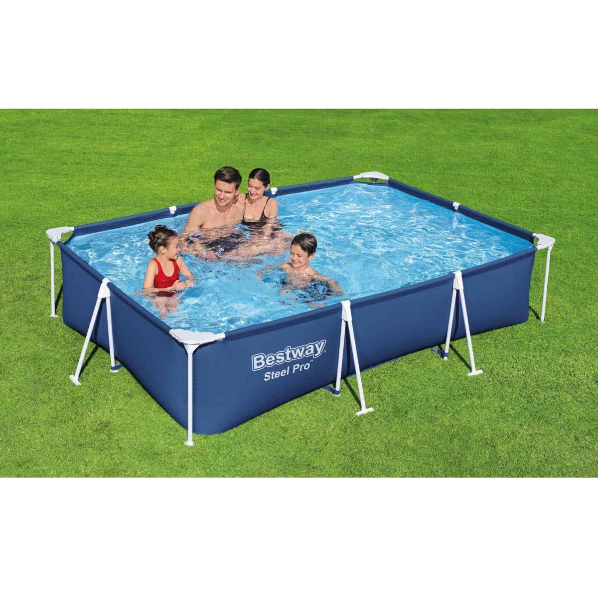 Piscina elevada retangular 3 m x 2 m x 66 cm Bestway Steel Pro - Image 3