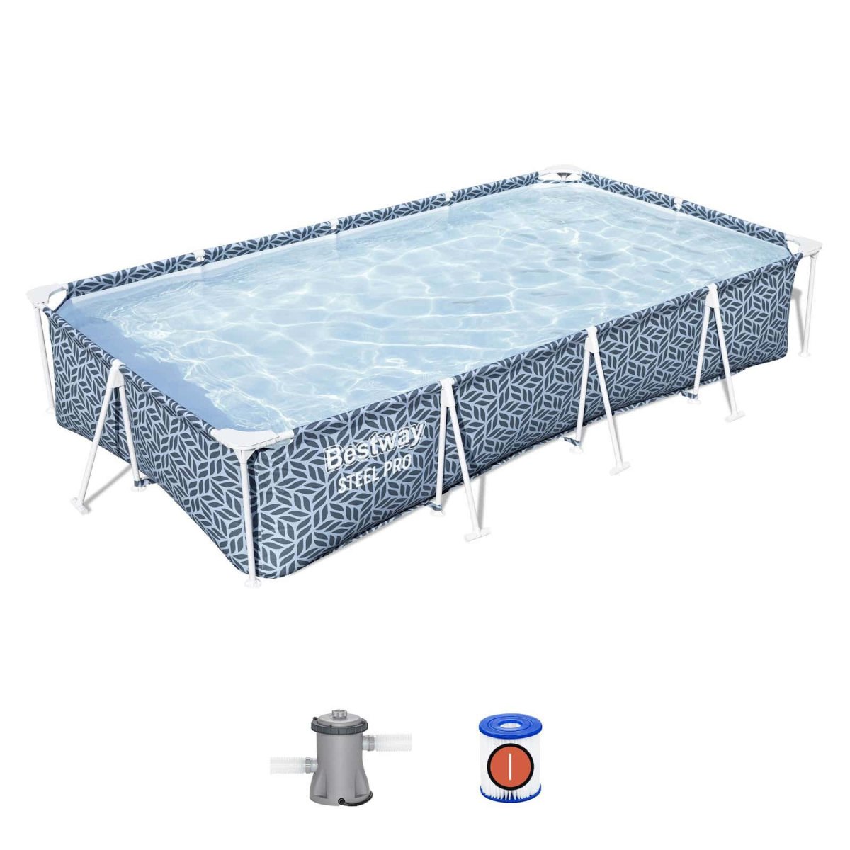 Piscina desmontável retangular Steel Pro 3,66 m x 2,01 m x 66 cm - Image 2