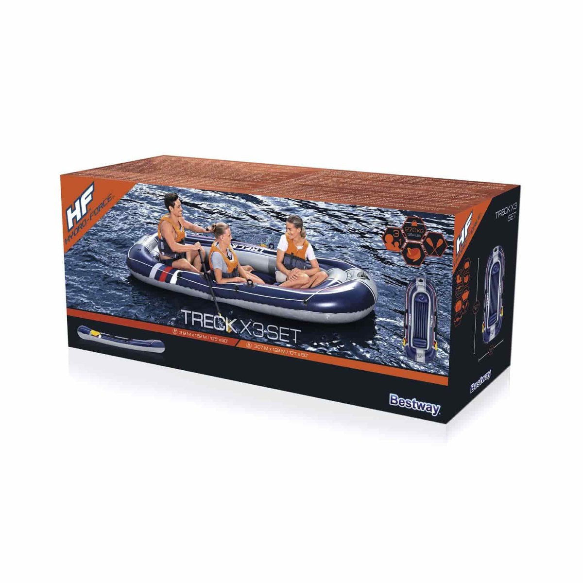 Barco insuflável Hydro-Force Treck X3 de 3,07m - Image 7