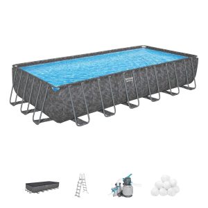 Piscina desmontável APX 365 retangular 7,32m x 3,66m x1,32m