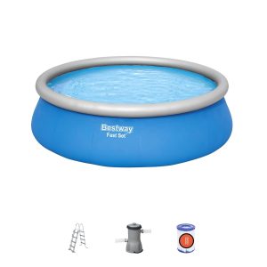 Conjunto de Piscina Insuflável Redonda Bestway® Fast Set™ de 4,57m x 1,22m