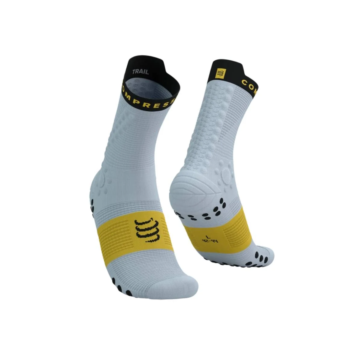 Compressport Pro Racing Socks V4.0 Trail - Grey Dawn - Image 2