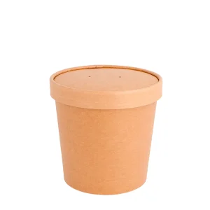 Recipiente Kraft 78cl (780 ml) com Tampa