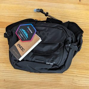 Bolsa de hidratação EVOC Hip Pack 3L + 1,5L – Preto