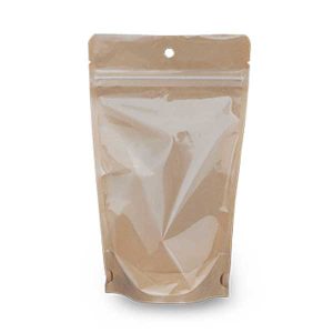 Sacos Stand Up Papel Kraft / PET