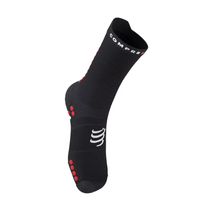 Compressport Pro Racing Socks V4.0 Run High - Black/Red - Image 4