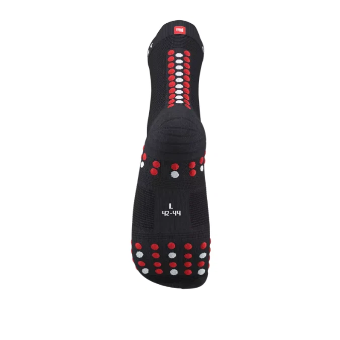 Compressport Pro Racing Socks V4.0 Run High - Black/Red - Image 5