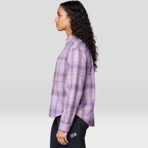 Camisa de Manga Comprida Solta Plusher™ para Mulher
