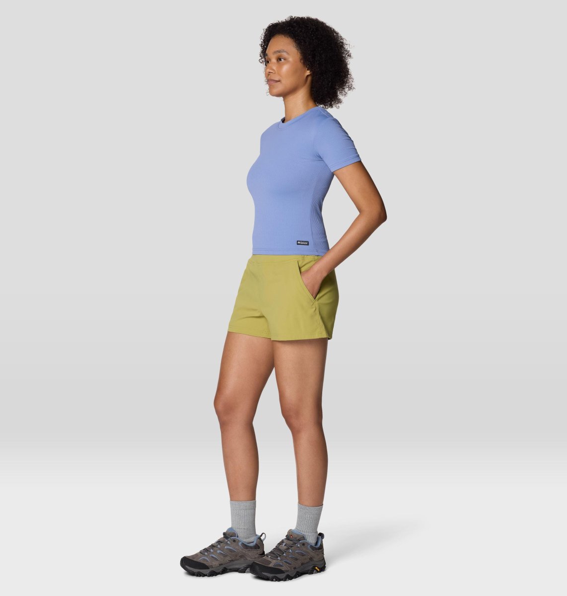 Camiseta Curta de Malha Peak Knit™ para Mulher - Image 6