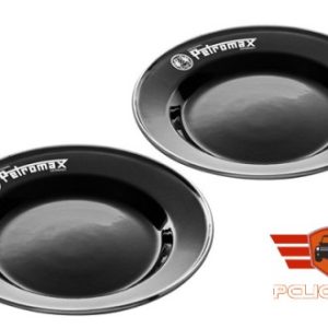 Petromax Enamel Plates black (2 pieces in Set) px-plate-s